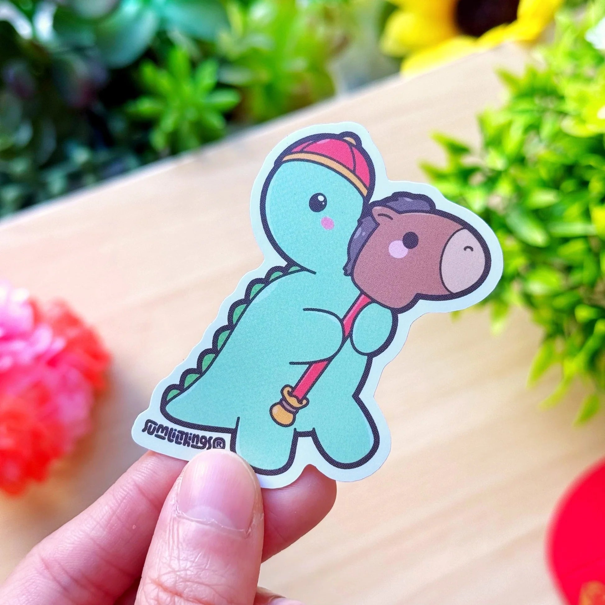 Vinyl Sticker - Nohnoh with Horse Stick