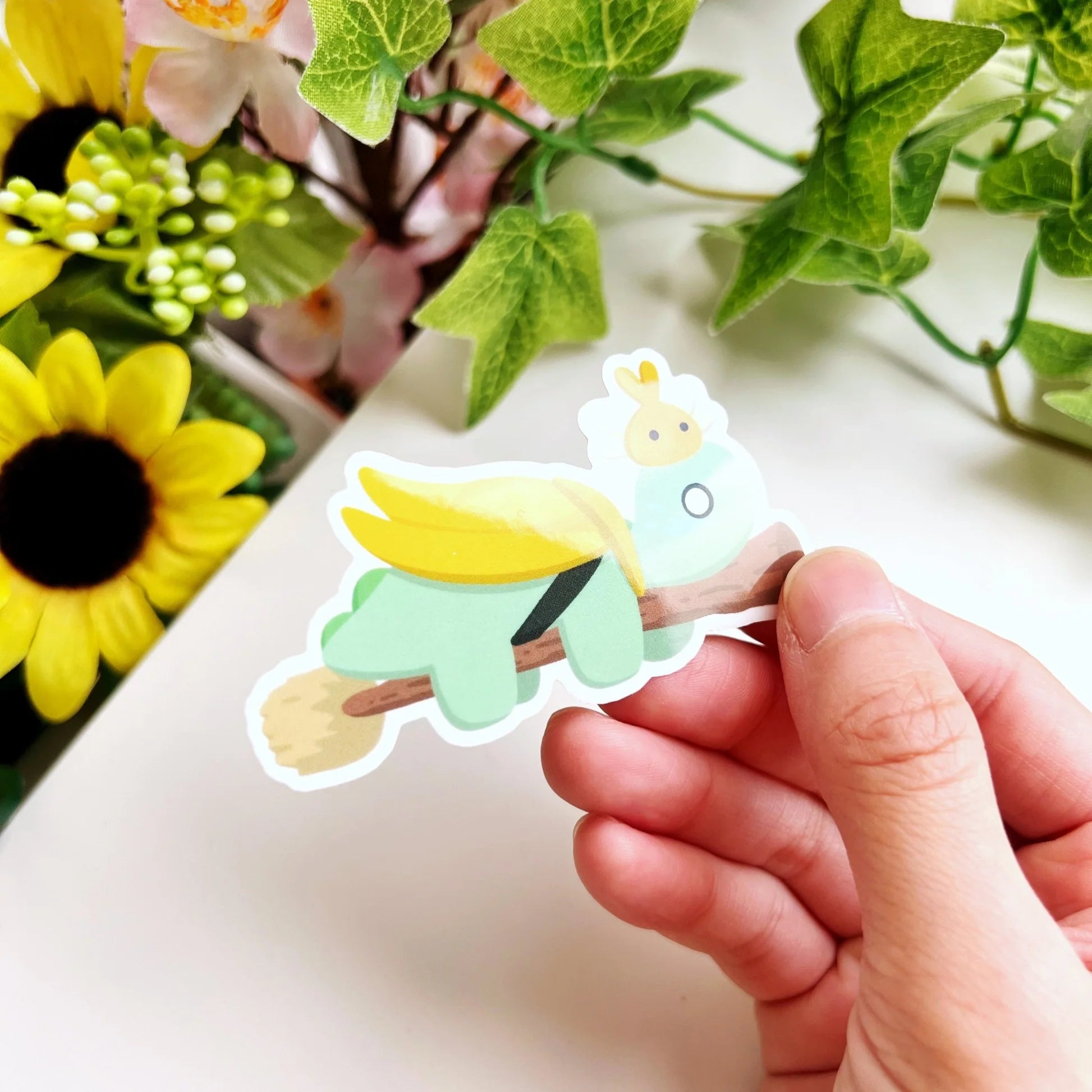 Vinyl Sticker - Nohnoh's Broom Ride (Transparent)