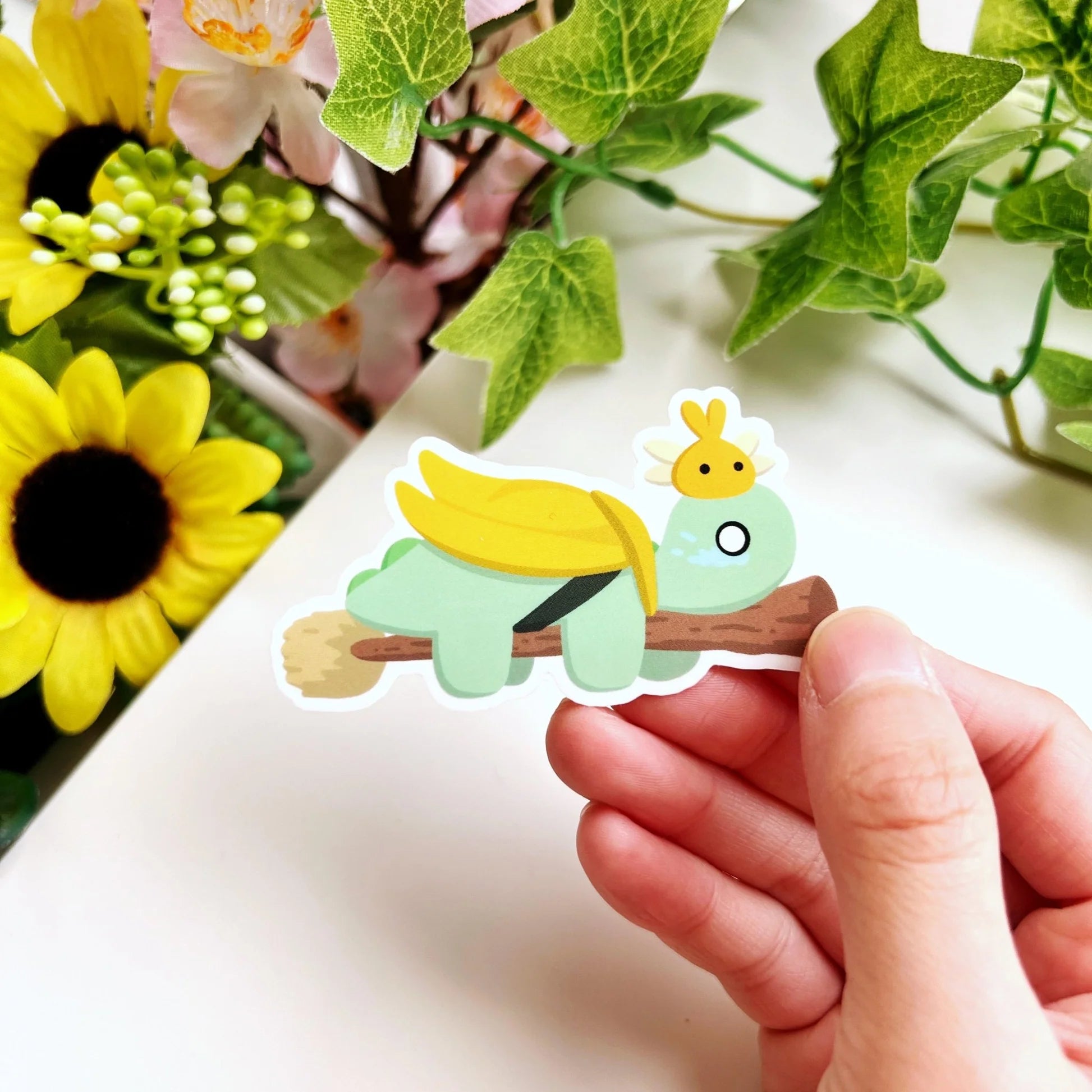 Vinyl Sticker - Nohnoh's Broom Ride (Transparent)