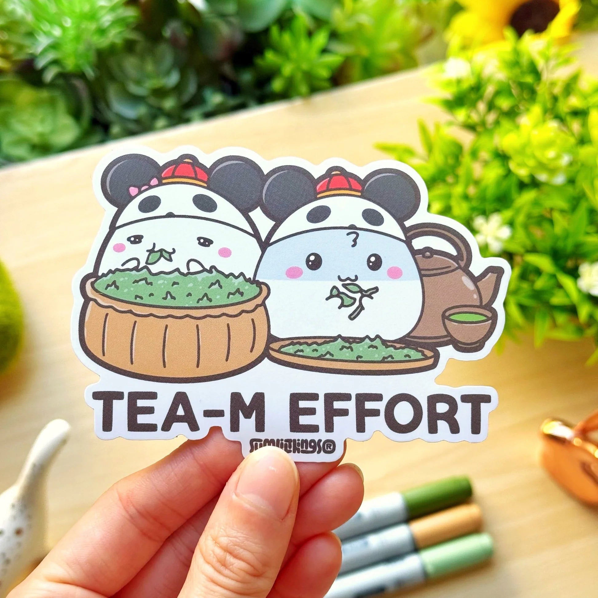 Vinyl Sticker - Tea-M Effort