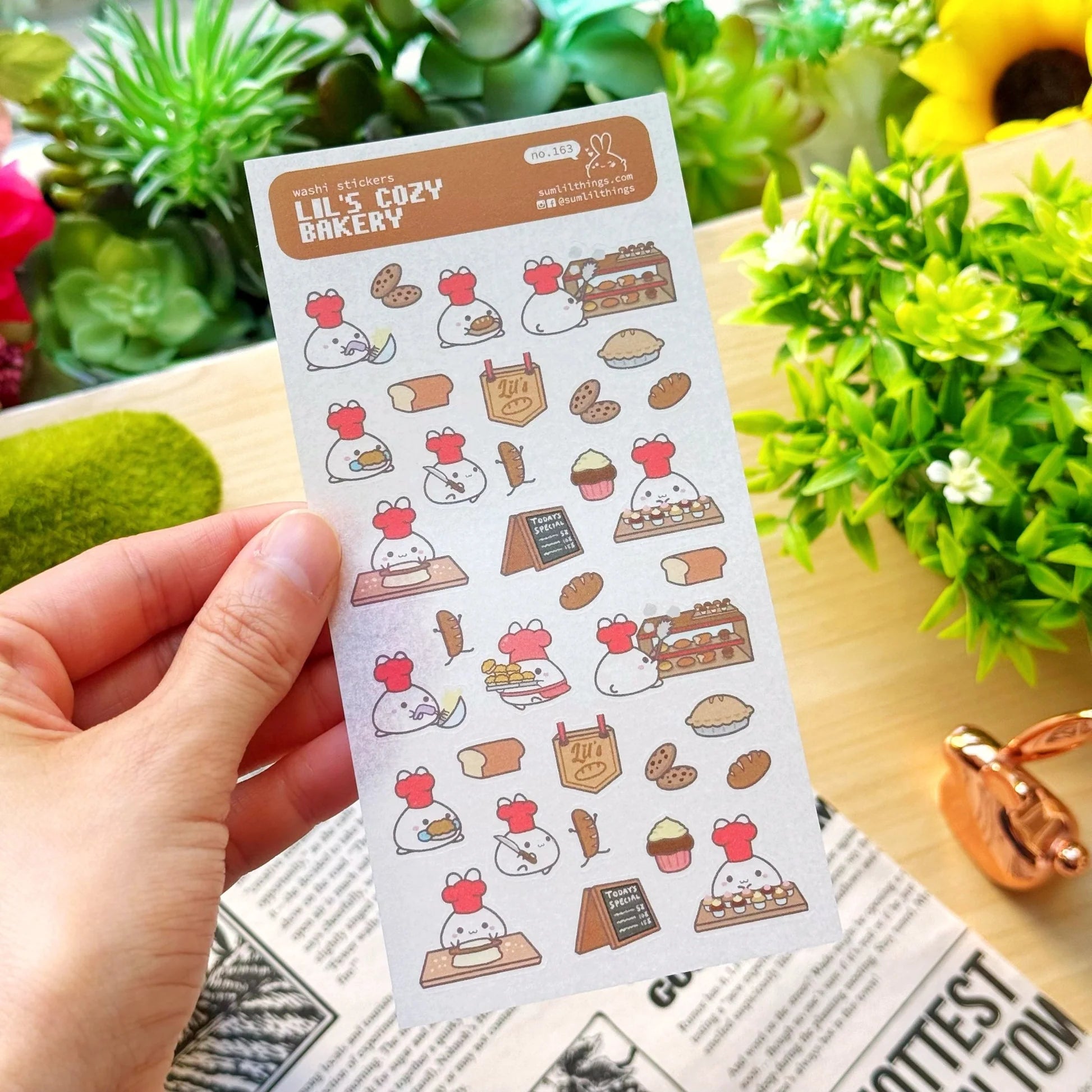 Washi Sticker - Lil' Cozy Bakery