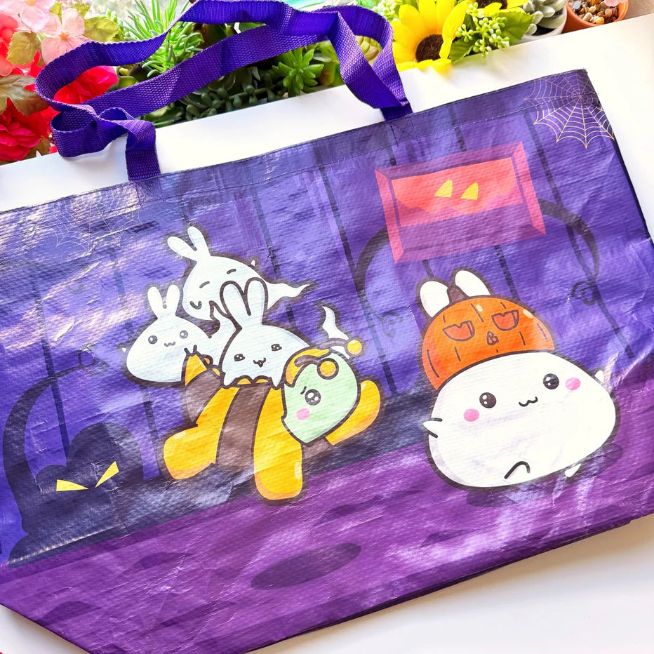 Woven Tote Bag - Easier With Less Baggage